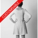 Flared dress with 3/4 or long sleeves - CUSTOM HANDMADE