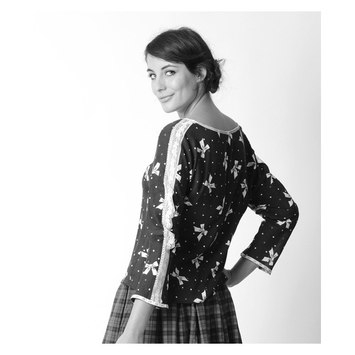 Haut loose, large encolure - PERSONNALISABLE