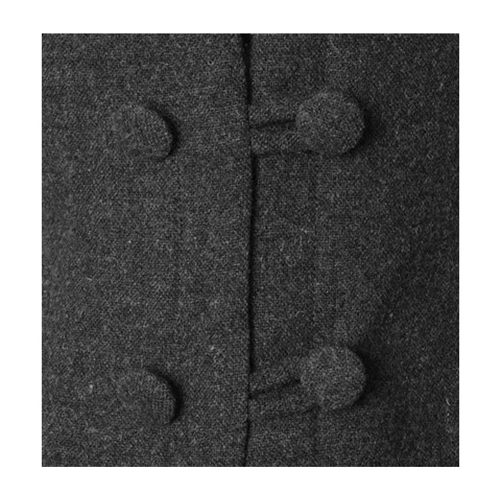 Long swallowtail jacket, pleated back - CUSTOM HANDMADE