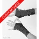 Long stretchy fingerless gloves - CUSTOM HANDMADE