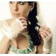 Bridal accessories, Ivory lace gloves