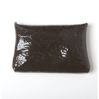 Porte-carte ou porte-monnaie en cuir marron foncé vernis idée cadeau 